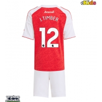Arsenal Jurrien Timber #12 Replica Home Minikit 2025-26 Short Sleeve (+ pants)